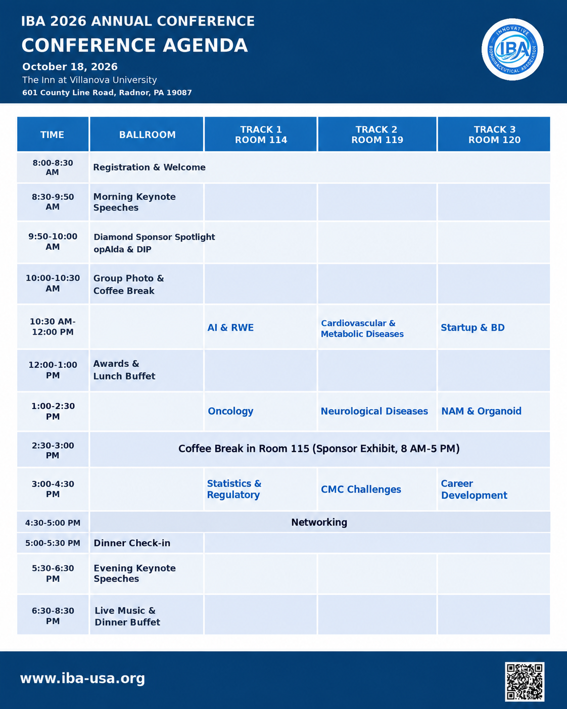 Program page 2: Conference Agenda